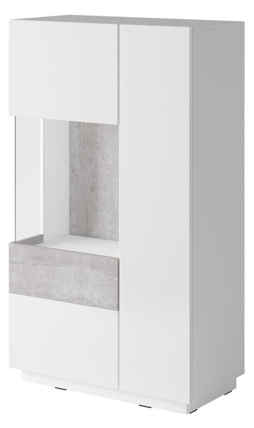 Zondo Vitrina Stacey Typ 42 (beton + bijela). 1030494
