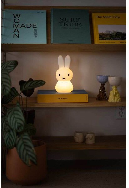 Stolne Lampa Mr Maria, Miffy Shines Light, prigušiv, Bijela, Dječja soba, Plastika, Stanovanje mladih