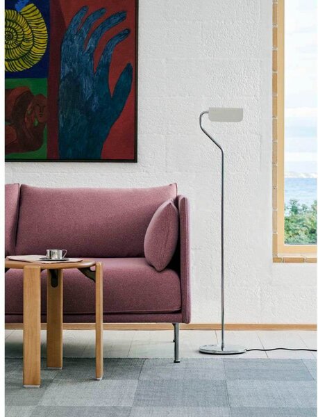Podne Lampa HAY, Ružičasta ruža, Dnevna soba, Metal