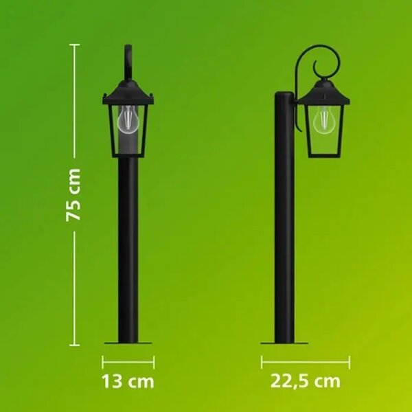 PHILIPS vanjska LED svjetiljka BUZZARD privjesni MAX 25W crna 8721103105035