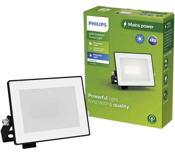 PHILIPS vanjska LED svjetiljka LOIS FLOOD crna 10W 30K 8720169365025