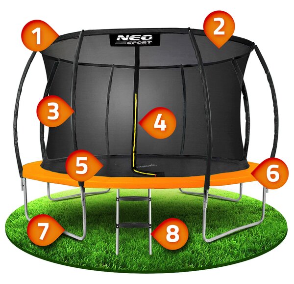 Trampolin Kangaroo Sport Premium - 252cm