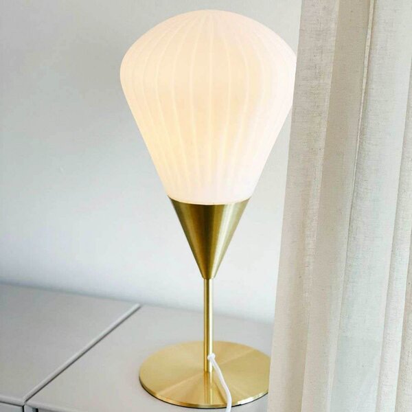 Stolne Lampa Dyberg Larsen, Zlato / mjed, Dnevna soba, Staklo