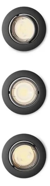 PHILIPS LED downlight PERIDOT ugradbeni KIT okrugla 7W crna #8720169376083 8720169376083