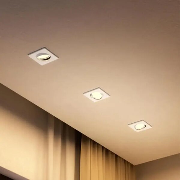 PHILIPS LED downlight PERIDOT ugradbeni KIT kvadratna 7W bijela #8720169392663 8720169392663