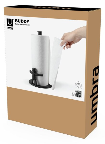 Čelični držač za kuhinjske krpe ø 19 cm Buddy - Umbra