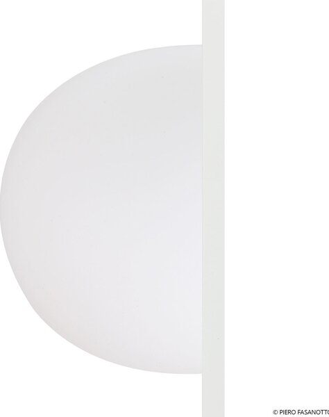 Zidne Svjetiljka FLOS, Glo-Ball, prigušiv, Bijela, Dnevna soba, Staklo, Dizajn