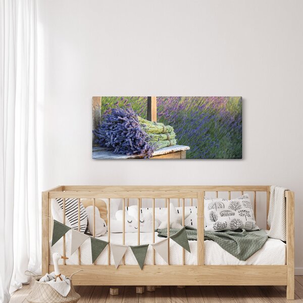 Slika - Grozdovi lavande (120x50 cm)