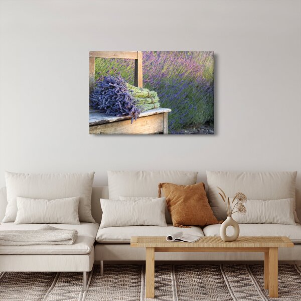 Slika - Grozdovi lavande (90x60 cm)