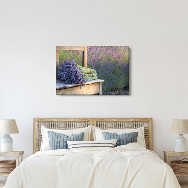 Slika - Grozdovi lavande (90x60 cm)