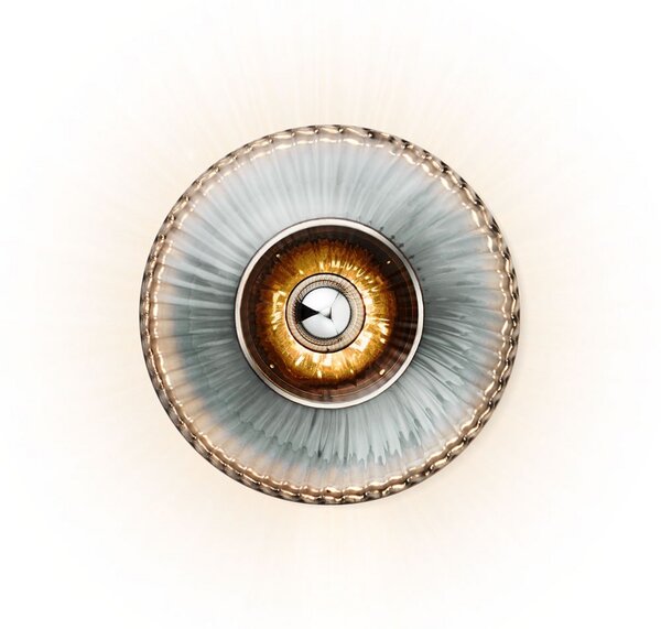 New Wave Optic Zidna Lampa XL Smoke/Silver - Design By Us DESIGN BY US