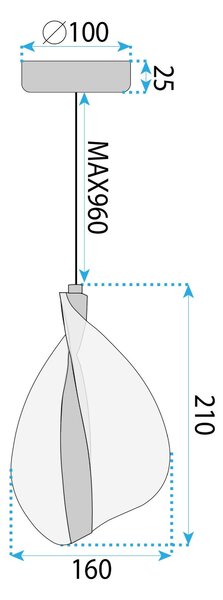 LED svijetiljka G129-CP GOLD