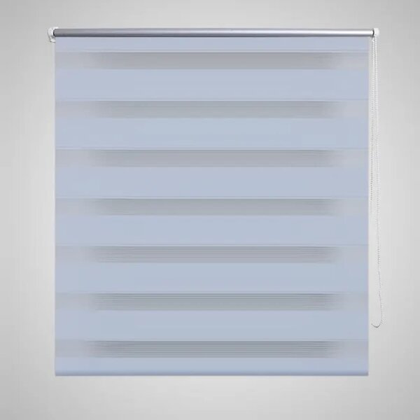 VidaXL Rolo bijele zavjese sa zebrastim linijama 60 x 120 cm