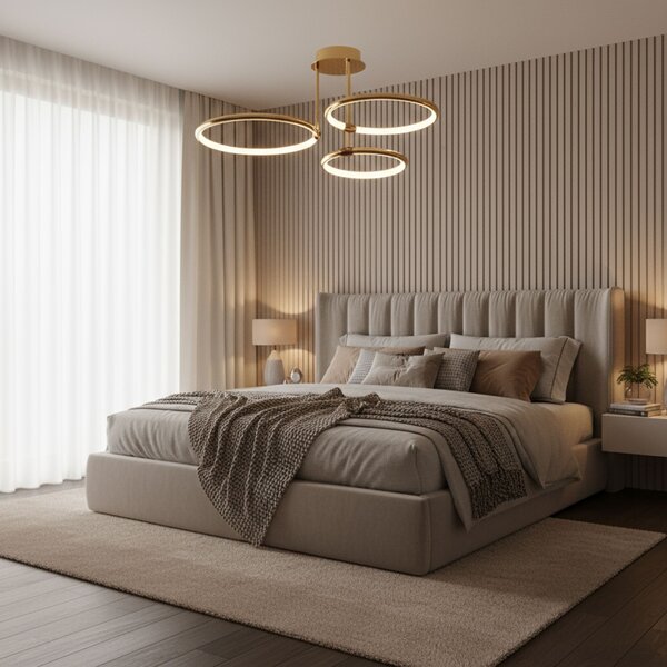 Stropni luster G122-3C GOLD LED