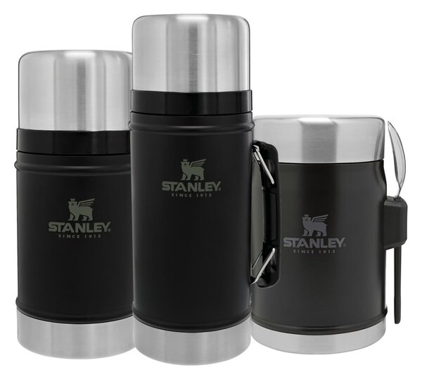 Crna termosica od nehrđajućeg čelika za hranu 400 ml Legendary Classic Black – Stanley