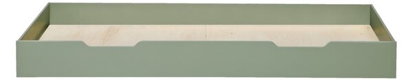Zelena donja ladica za krevet WOOOD Nikki, 200 x 90 cm