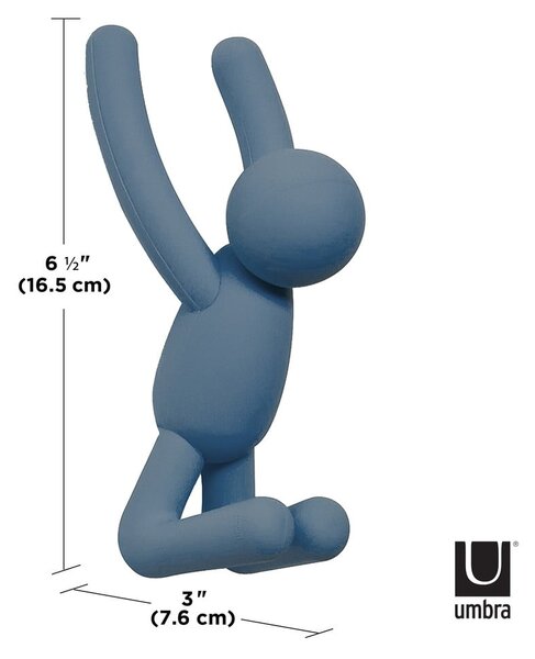 Zidne plastične kuke u setu od 3 kom Buddy - Umbra