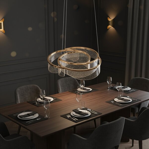 Luster LED G138-CP 50cm Gold