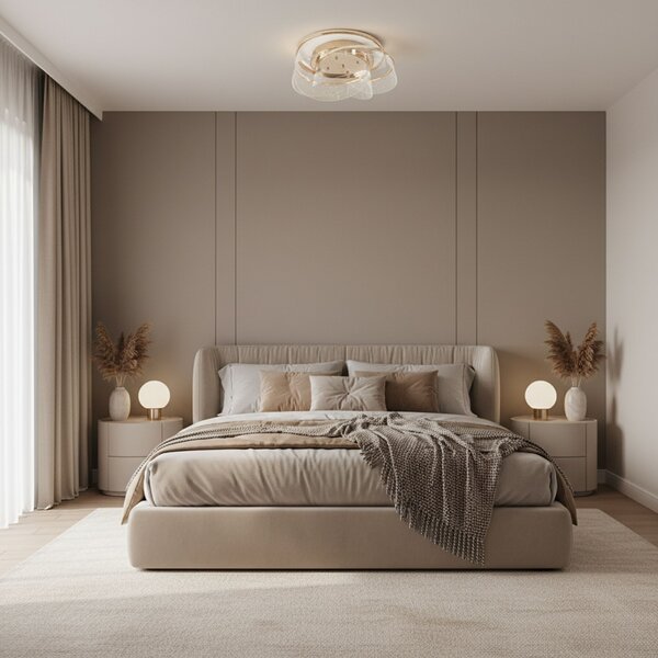 Stropni luster G139-C GOLD LED