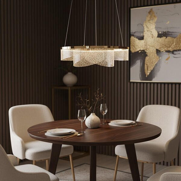 Luster LED G138-CP 50cm Gold