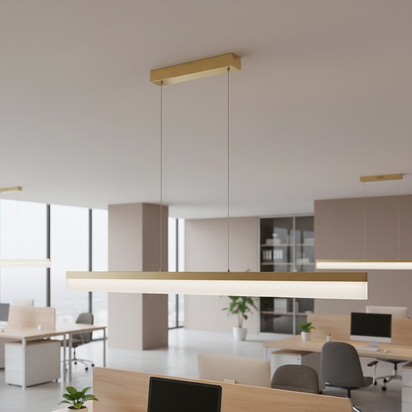 Luster LED APP1694-CP 120 cm Brush Gold