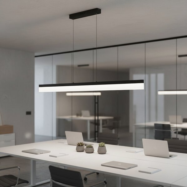 Luster LED APP1692-CP 120 cm Black
