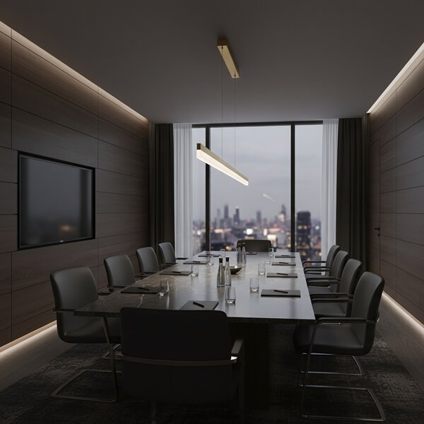 Luster LED APP1697-CP 200 cm Brush Gold