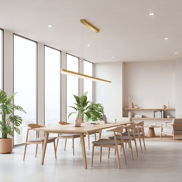 Luster LED APP1697-CP 200 cm Brush Gold