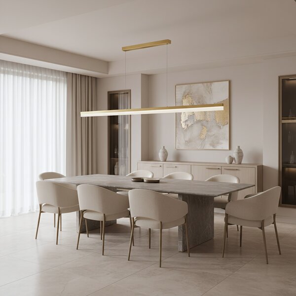 Luster LED APP1697-CP 200 cm Brush Gold