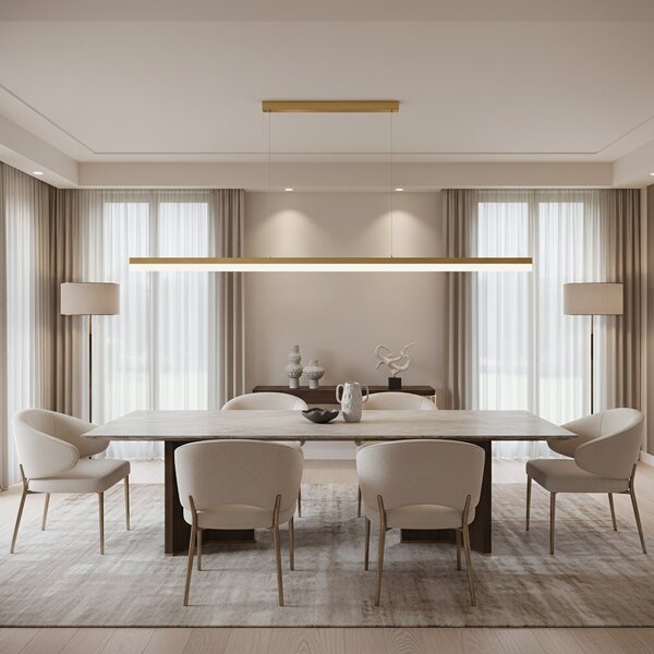 Luster LED APP1697-CP 200 cm Brush Gold
