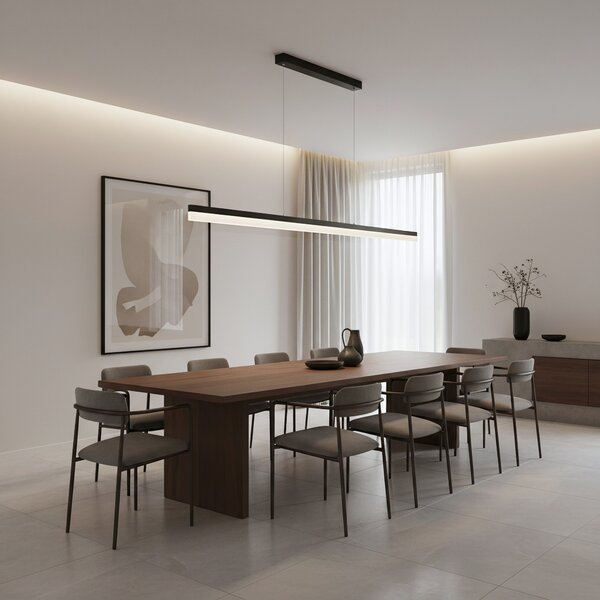 Luster LED APP1695-CP 200 cm Black