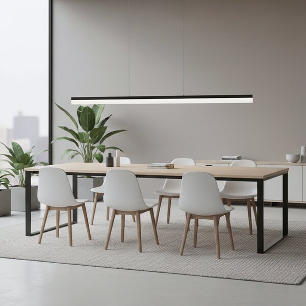 Luster LED APP1695-CP 200 cm Black