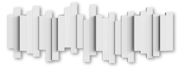 Bijela plastična zidna vješalica Sticks - Umbra