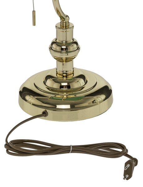 Stolne Lampa Lindby, Milenka, Zlato / mjed, Dnevna soba, Metal, Antički