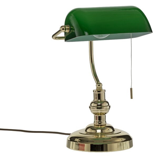 Stolne Lampa Lindby, Milenka, Zlato / mjed, Dnevna soba, Metal, Antički