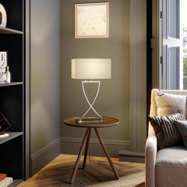 Stolne Lampa Lucande, Evaine, Metalik, Dnevna soba, Metal, Moderan