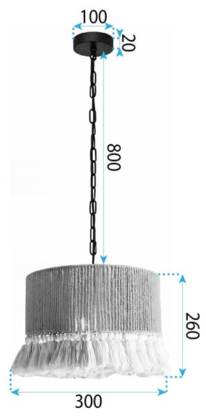 Luster APP1736-1CP 30 cm