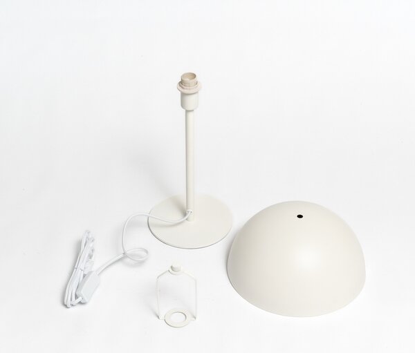 Stolne Lampa Dyberg Larsen, Stockholm, Bijela, Spavaća soba, Metal, Skandinavski