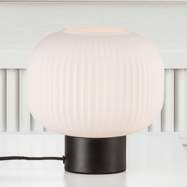 Stolne Lampa Nordlux, Milford, Bijela, Dnevna soba, Staklo, Skandinavski