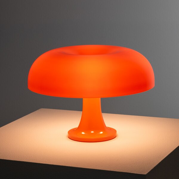 Stolne Lampa Artemide, Nessino, Naranča, Dnevna soba, Plastika, Dizajn