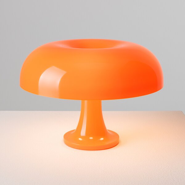 Stolne Lampa Artemide, Nessino, Naranča, Dnevna soba, Plastika, Dizajn