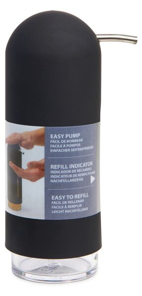 Crni plastični dozator za sapun 350 ml Penguin - Umbra