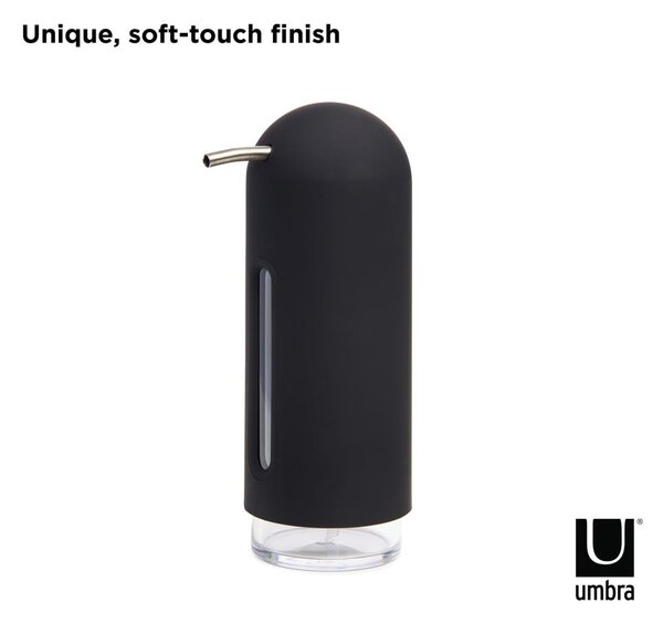Crni plastični dozator za sapun 350 ml Penguin - Umbra