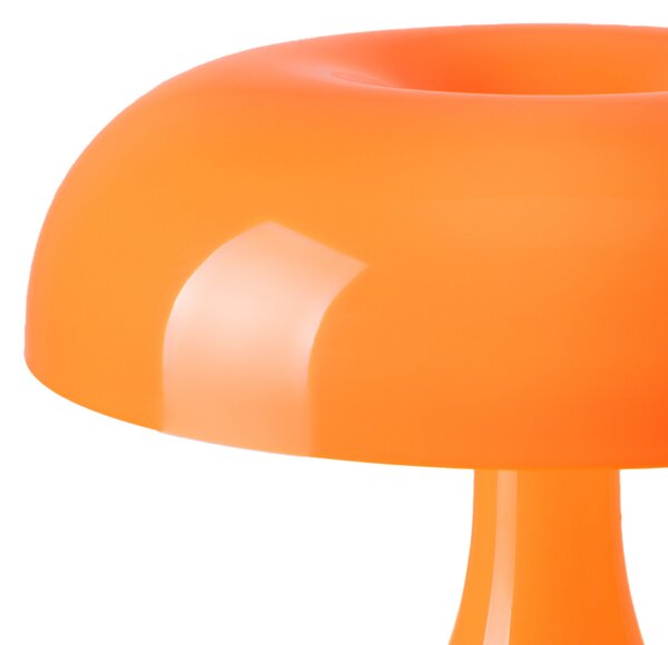 Stolne Lampa Artemide, Nessino, Naranča, Dnevna soba, Plastika, Dizajn
