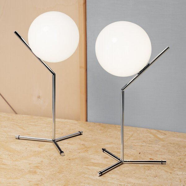 Stolne Lampa FLOS, IC T1, prigušiv, Metalik, Dnevna soba, Metal, Dizajn