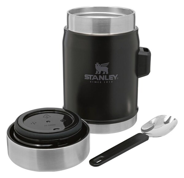 Crna termosica od nehrđajućeg čelika za hranu 400 ml Legendary Classic Black – Stanley
