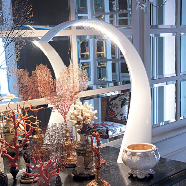 Stolne Lampa Kartell, Taj, Bijela, Dnevna soba, Plastika, Dizajn