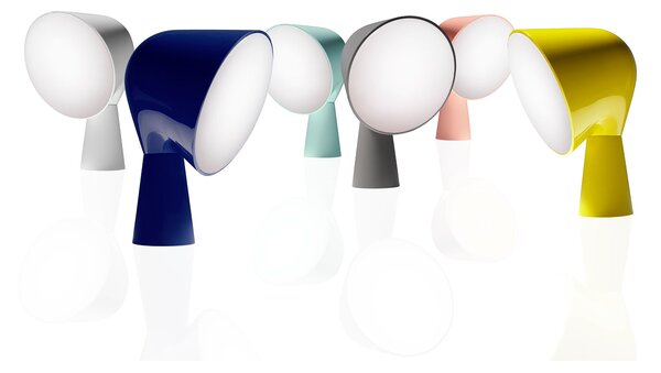 Stolne Lampa Foscarini, Binic, Žuta, Dnevna soba, Plastika, Dizajn