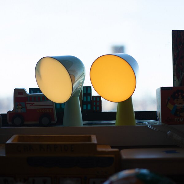 Stolne Lampa Foscarini, Binic, Žuta, Dnevna soba, Plastika, Dizajn
