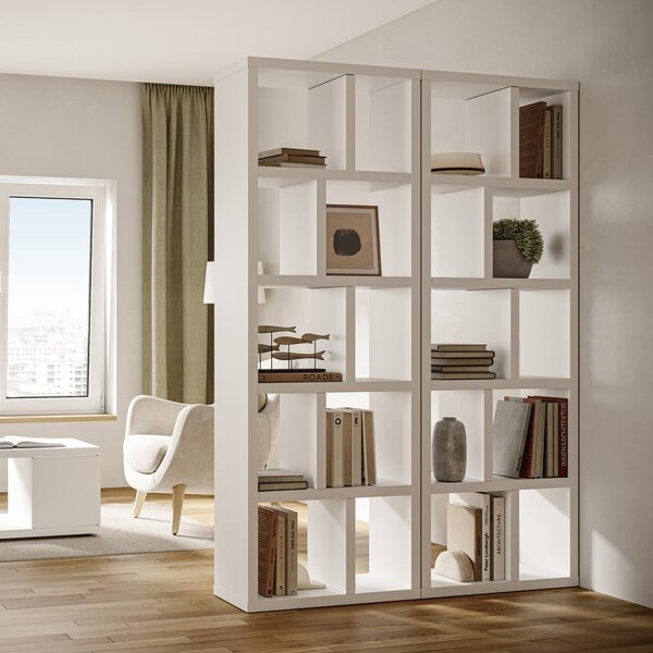 Bijela biblioteka 70x198 cm Berlin – TemaHome